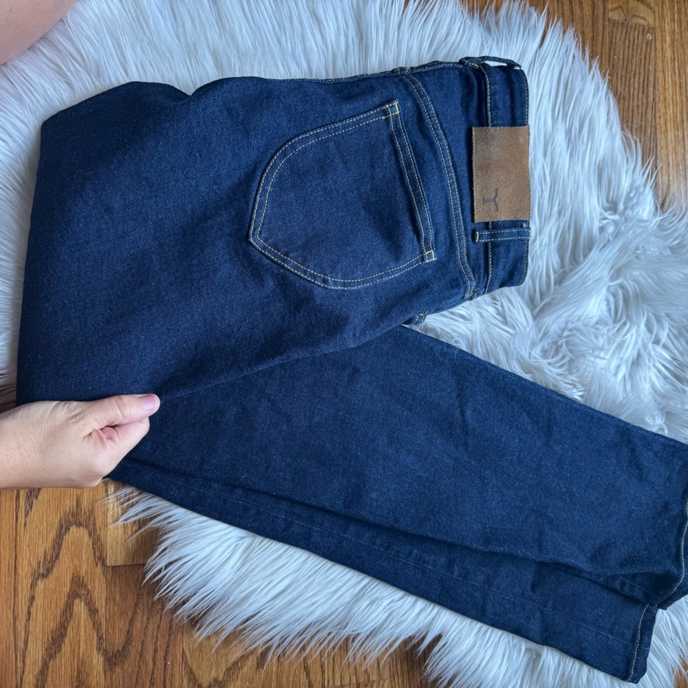 Tecovas Mid Rise Stovepipe Dark Wash Jeans - Picture 11 of 16